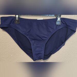 Nike Women's Active Navy Blue Bikini Bottom Size XL NWOT